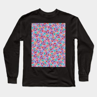 Colorful Circles Maze Long Sleeve T-Shirt